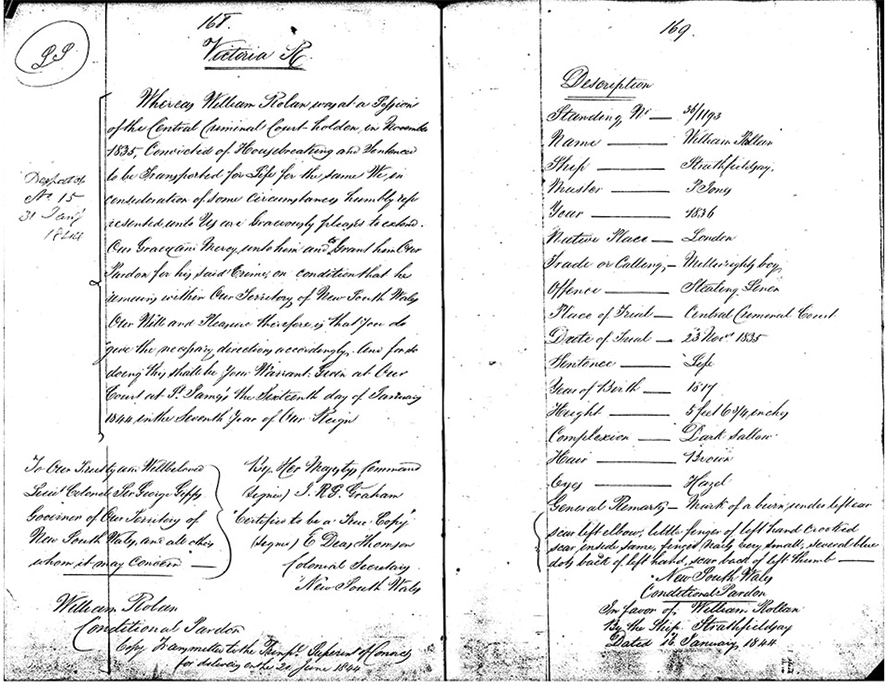 Royal Warrant Pardon